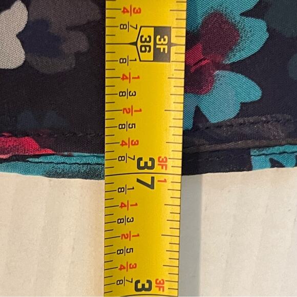 Betsey Johnson Navy Floral Dress Size 10 - Picture 12 of 12